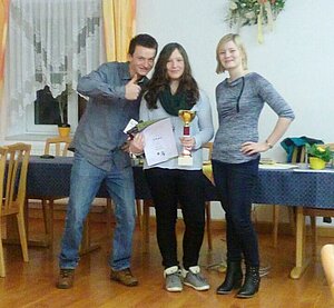 Daniela konnte sich als zweite durchsetzen. © Daniela konnte sich als zweite durchsetzen.